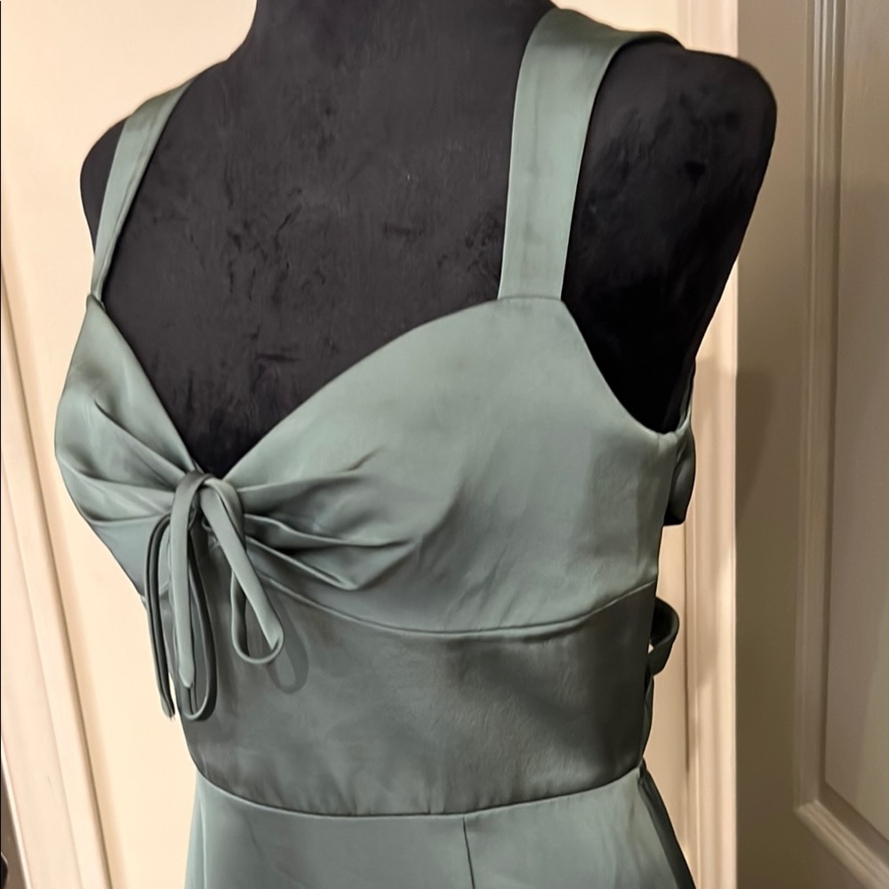 Azazie Stylish Green Dress